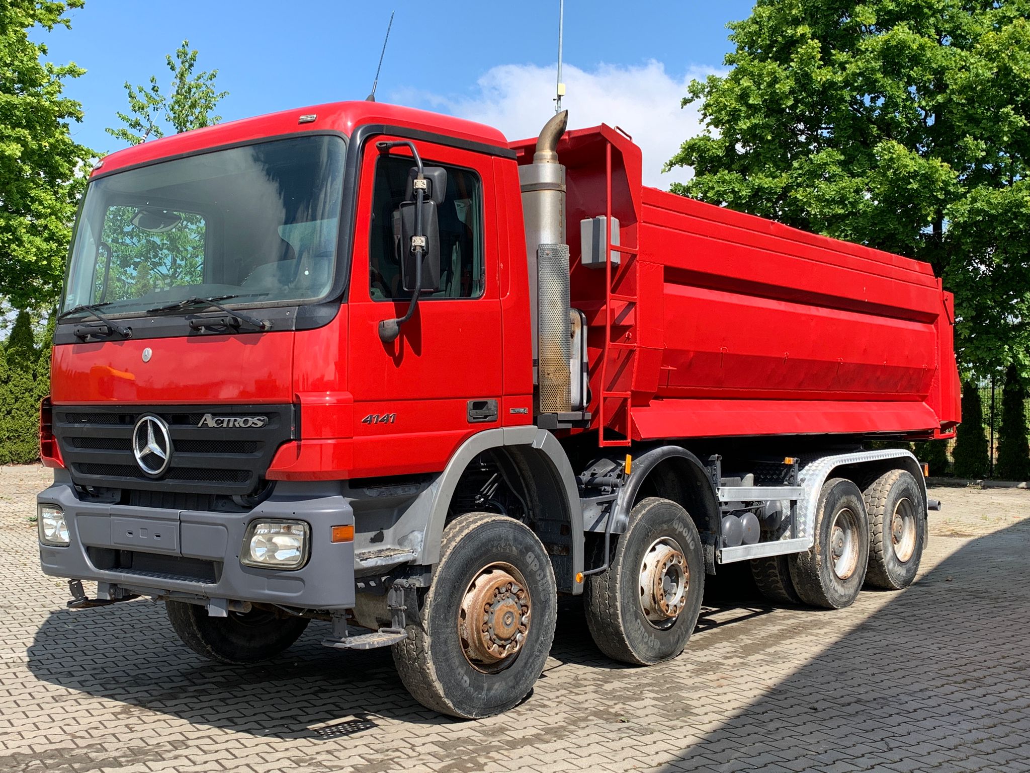 MB ACTROS 4141 8x6 EURO4|WYWROTKA